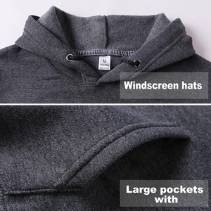 Chándal de lana de algodón 100% ajustado ligero transpirable sólido Premium para hombre al mejor precio, diseño personalizable de fondo activo - Product Image 4