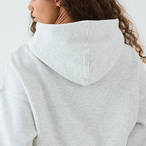 <b>Zip</b> <b>Up</b> Closure Design Women Bulk Supply <b>Cropped</b> Hoodie Design Solid Color Hoodie With Breathable & Comfortable Hood For Comfort - Product Image 4