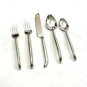 Diseño elegante, los mejores proveedores indios, cubiertos modernos de metal para bodas, juego de cubiertos chapados en plata para restaurantes y hoteles - Product Image 4