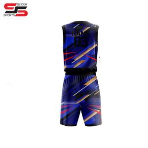 2025 dernière conception personnalisée nom de l'équipe uniformes de basket-ball 100% Polyester haute qualité uniformes de sport pour hommes - Product Image 2