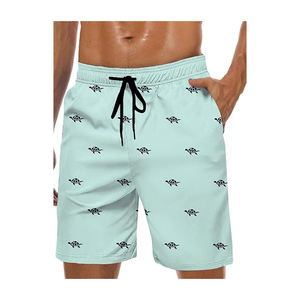 Pantalones cortos de playa ligeros personalizados para hombre 100% poliéster 240 GSM decoración Vintage de alta calidad estilo Formal - Product Image 3