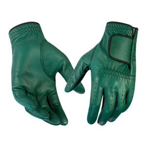OEM Premium Custom Soft Fit Guantes de golf Gran calidad Deportes Poliéster Cuero Cierre ajustable Diseño de piel de oveja - Product Image 1