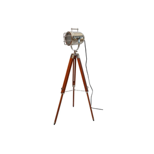 Pour lampadaire contemporain en aluminium design avec trépied en argent projecteur fait main pour décor festif Diwali - Product Image 2