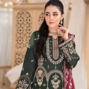 Collection de broderies édition de mariage de qualité robe lourde complète 0332 - Product Image 6