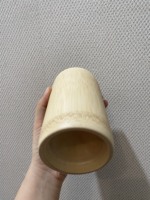 Meilleure vente tasse en bambou naturel en bois avec logo personnalisé tasse à boire en bambou écologique de haute qualité fabriquée au Viet Nam