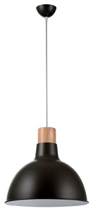 Lámpara de campana de metal negro para jardín (Ledesma 10454) - Product Image 1
