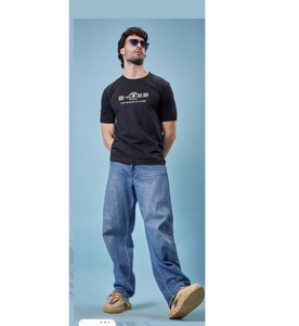 เสื้อยืดครึ่งแขนคอกลมใส่สบายสำหรับผู้ชายทำจากผ้าฝ้ายแท้ - Product Image 1