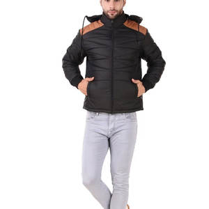 Blouson bombardier d'hiver de haute qualité pour hommes très vendu doudoune régulière et légère pour vêtements d'extérieur en toile - Product Image 4