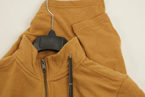 Sudadera de Media Cremallera para Mujer de Alta Calidad, Material 100% Algodón, Logotipo Personalizado, MOQ Bajo, OEM - Product Image 4