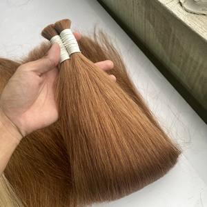 Cabello humano Remy virgen de doble estiramiento vietnamita, Color Natural trenzado de 8 a 20 pulgadas, a granel, venta al por mayor - Product Image 3