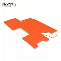 Boîte de présentation orange pour figurines et modèles, emballage personnalisé en carton avec logo pour objets de collection et jouets transfrontaliers