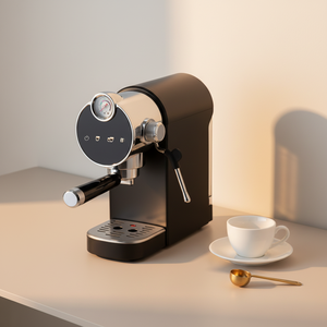 Elegante <span class=keywords><strong>Cafetera</strong></span> Espresso Italiana Semiautomática con Panel Digital, Presión de 15/20 Bares y Control Táctil Fácil - Product Image 1