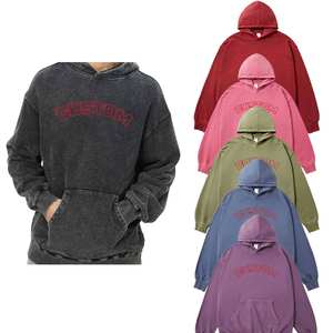Premium 500GSM Hoodies Heavyweight Cotton Unisex Sweatshirts Chaud Confortable Vêtements Usine Directe En Gros - Product Image 1