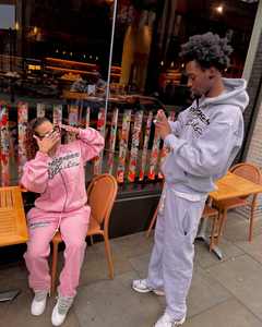 Streetwear personnalisé Survêtement de haute qualité imprimé Jogger Pantalon de survêtement Sweat à capuche unisexe et survêtement Ensemble de survêtements pour hommes - Product Image 1