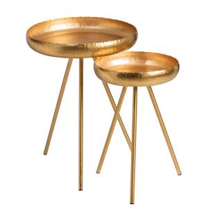 ชุดโต๊ะข้างแบบโค้งสำหรับตกแต่งโต๊ะกลางทำจากโลหะเฟอร์นิเจอร์ห้องรับแขกแบบโบราณ - Product Image 1