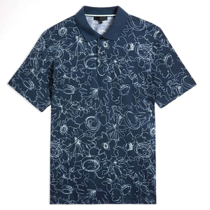 Vente en gros logo personnalisable imprimé 100% coton décontracté pour chemises pour hommes-respirant à manches courtes - Product Image 5