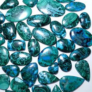 Cabinas sueltas de piedras preciosas de cuarzo crisocola Natural de alta calidad con buen color excelente grado AAAAA - Product Image 5