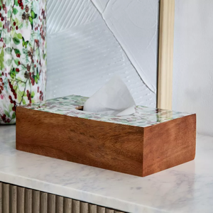 Boîte à mouchoirs en bois imprimé Designer moderne créatif accessoires de table boîte à mouchoirs en bois meilleure vente - Product Image 3