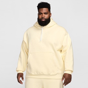 Sweat-shirt à capuche surdimensionné pour homme de haute qualité avec logo personnalisé, 100% coton molletonné, respectueux de l'environnement, avec épaules tombantes, pour l'hiver - Product Image 1