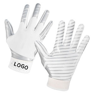 Guantes de Fútbol Americano Hechos a Medida, Última Llegada, Transpirables, Sin Silicona, de Poliéster, Mejor Precio de Venta, Elegantes y Sostenibles - Product Image 2