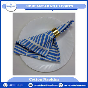 Dernier design, sortie d'usine, serviette de table en coton 100% pur, imprimée à la main, de haute qualité, prix bas, vente - Product Image 2