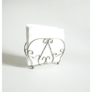 Servilletero de acero inoxidable pulido brillante, diseño lujoso, encimera decorativa elegante, accesorios decorativos para fiestas - Product Image 6