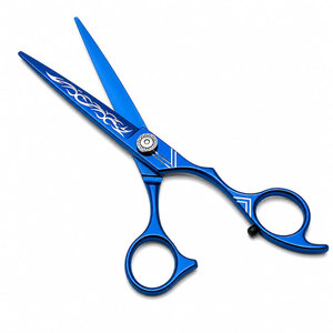 Ciseaux de barbier de style japonais, ciseaux professionnels pour cheveux, ciseaux de coiffure en acier inoxydable pour salon - Product Image 4