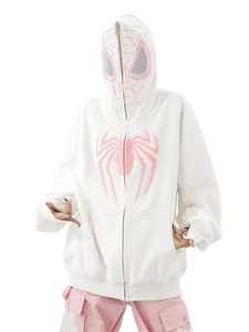 เสื้อมีฮู้ดซิปโอเวอร์ไซส์ผ้าฝ้าย100% ใหม่ซิปรูดซิปขึ้นเฮฟวีเวตมีฮู้ดแบบซิปรูดแบบกำหนดเองราคาขายส่ง - Product Image 6