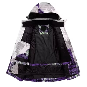 Vêtements de ski pour hommes et femmes, imperméables, coupe-vent, combinaison d'extérieur épaisse et chaude tout-en-un pour les sports d'hiver - pour le cyclisme, la pêche - Product Image 2