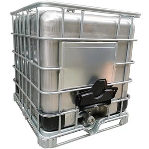 ถังเหล็กสี่เหลี่ยมสำหรับบรรจุของเหลว IBC ขนาด 400 ลิตร 800 ลิตร 1000 ลิตร มาตรฐาน UN 31AY สำหรับจัดเก็บ - Product Image 3