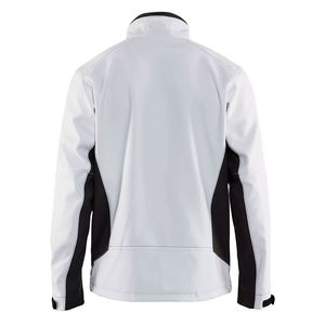 Veste Softshell en toile d'hiver de haute qualité pour hommes, vente en gros, décontractée, fermeture éclair avant, coupe-vent, imperméable, écologique, haute rue - Product Image 2