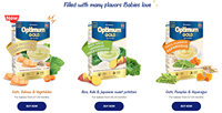 Vinamilk-or optimal-céréales pour nourrissons-aliments pour bébés-saveur de riz, de chou frisé et de patate douce japonaise-200g x 24 boîtes par carton