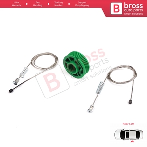 ชุดซ่อมมอเตอร์กระจกไฟฟ้า BWR5209 สำหรับประตูหลังซ้าย รุ่น A4 S4 RS4 B5 8D 8D2 8D5 ปี 1994-2002 แบบ 4/5 ประตู 8D0839461 - Product Image 5