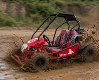 Go-Kart Todoterreno, Apto para Niños y Adultos, Es un Tipo de Vehículo de Carreras Pequeño o Vehículo de Entretenimiento