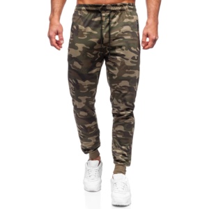 Pantalon de jogging 100% coton pour homme, vêtements de sport, camouflage, vente en gros - Product Image 1