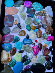 เครื่องประดับวินเทจคุณภาพสูงของผู้หญิงทำด้วยมือจากคอลเลกชันส่วนตัวของฉันหินธรรมชาติผสมอัญมณีหลวมไอเดียของขวัญที่สมบูรณ์แบบ - Product Image 4