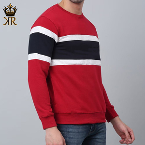 เสื้อสเวตเชิ้ตผู้ชายคอตั้งแบบซิปสำหรับฤดูหนาว สไตล์ลำลอง คอกลม  สีตามสั่ง ทรงปกติ เนื้อผ้านุ่ม 100% ผ้าฝ้าย - Product Image 3