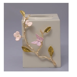 Caja de Papel para Servilletas de Diseño Artesanal para Decoración de Mesa de Comedor, Bodas y Fiestas, Porta Servilletas de Metal de Gran Tamaño - Product Image 6