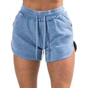New Arrival Women Gym Short Pants Lightweight Running Yoga <b>Legging</b> Women <b>Fleece</b> Cotton Short Seamless Sports Yoga Shorts - Product Image 3