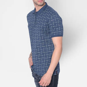 100% algodón de secado rápido para hombres para polos, diseño personalizable, patrón sólido, tela de lona, Manga corta para ropa de hombre - Product Image 4