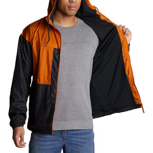 แจ็คเก็ตกันลมคุณภาพสูงสำหรับผู้ชายรุ่นใหม่ปี 2026 พร้อมซิปเต็มตัว รับสั่งทำลายพิมพ์ตามแบบ บริการ OEM - Product Image 2