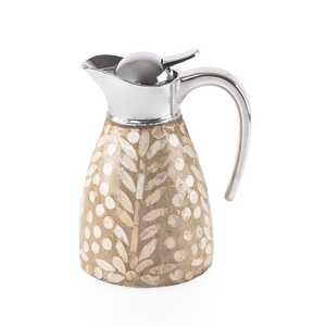 Flacon arabe en résine Desert Jewel, incrustation de nacre, bouilloire écologique, luxe personnalisable pour la présentation de cadeaux festifs à la maison - Product Image 4