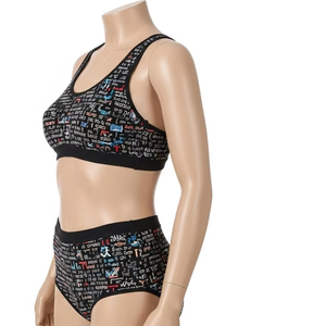 Seamless Spandex <b>Nylon</b> Printed Adult Bras Comfortable Stretch Breathable Design Daily Wear Intimate Apparel Wholesale Styleswear - Product Image 3