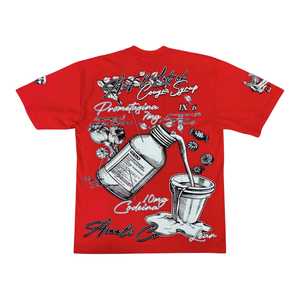 เสื้อยืดแขนสั้นแบบสั้นไหล่ตกสำหรับผู้ชายผู้หญิง180กรัมพิมพ์ลายพิมพ์สกรีนลายตัวอักษรเฮฟวี่เวทออกแบบได้ตามที่ต้องการ - Product Image 2