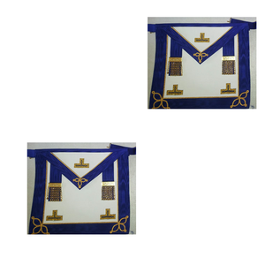 ผ้ากันเปื้อน Masonic Regalia Master Mason,บริการ OEM ODM เจ้าหน้าที่ประจำจังหวัดชุดเดรสเต็มตัวผ้ากันเปื้อนอันดับแกรนด์ - Product Image 1