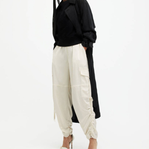 Mejor diseño Nueva moda Pantalones de mujer Pantalones Casual Logotipo personalizado Cargo Denim Pantalones de pierna ancha Pantalones vaqueros para damas Pantalones Mujer - Product Image 3