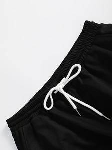 Ensemble d'été pour hommes T-shirt à manches courtes personnalisé deux pièces 100% Polyester séchage rapide respirant Style de rue Logo personnalisé - Product Image 6