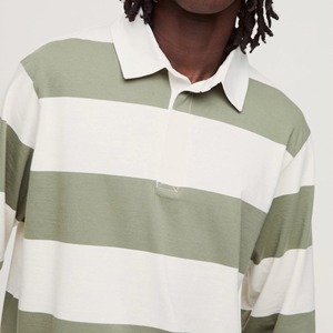 Nueva Llegada, Camisetas Polo de Rugby de Manga Larga para Hombre, Camiseta Polo de Algodón Vintage de Punto, Logotipo Bordado, Camiseta Polo de Rugby de Alta Calidad - Product Image 4