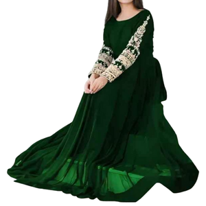 Meilleure vente pakistanaise indienne prête à l'emploi Tissu de robe Anarkali pour la collection Eid Robe respirante pour femme de la fabrication pakistanaise - Product Image 3