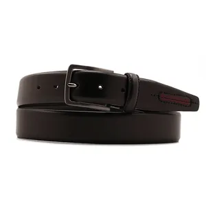 accessories men's texas 3,5cm casual leather buckle belt